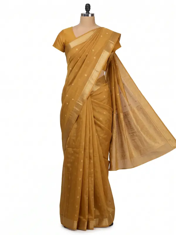 Chanderi saree — Silk cotton